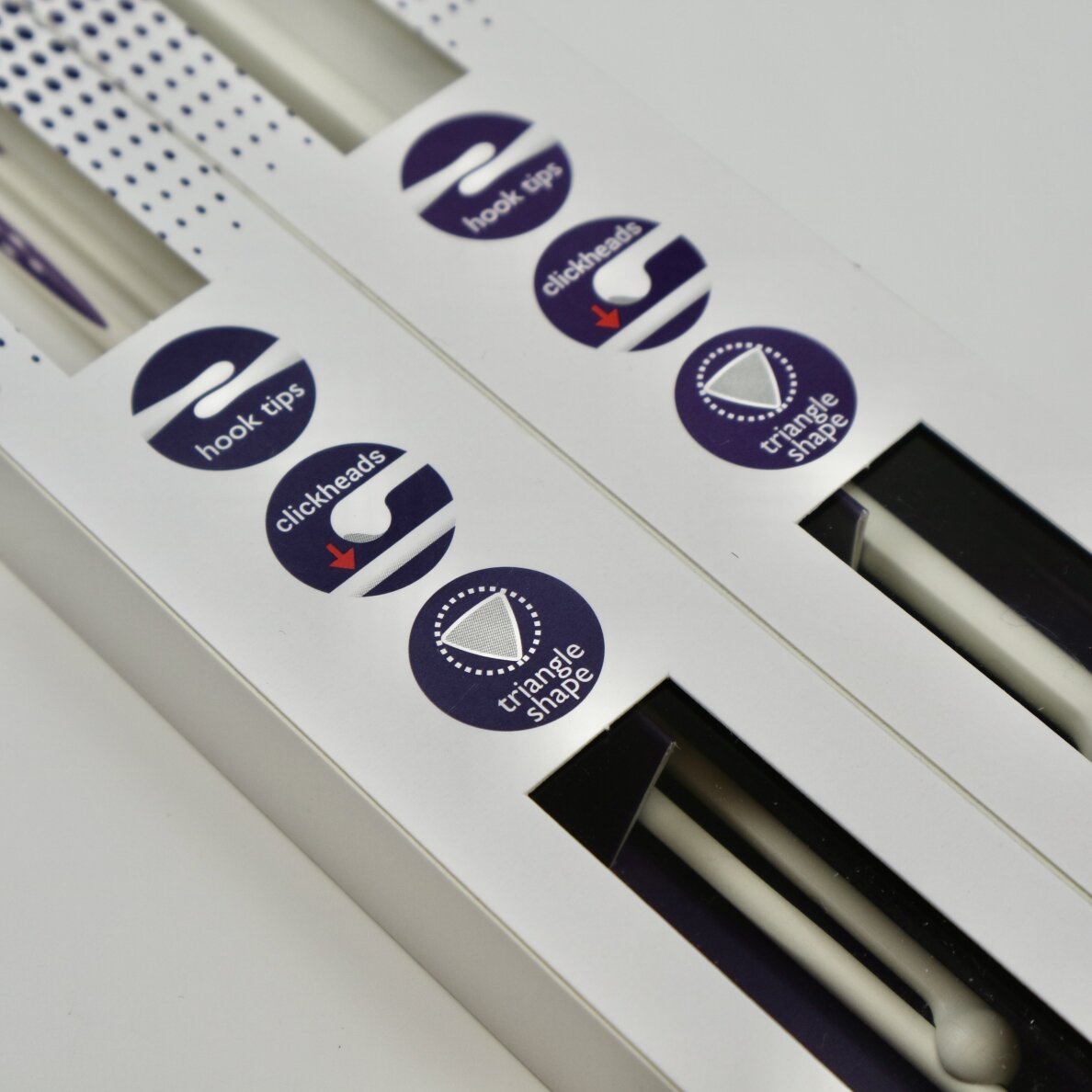 Prym Ergonomics plastikiniai virbalai 35 cm ilgio 2 Prym Ergonomics plastikiniai virbalai 35 cm ilgio 2