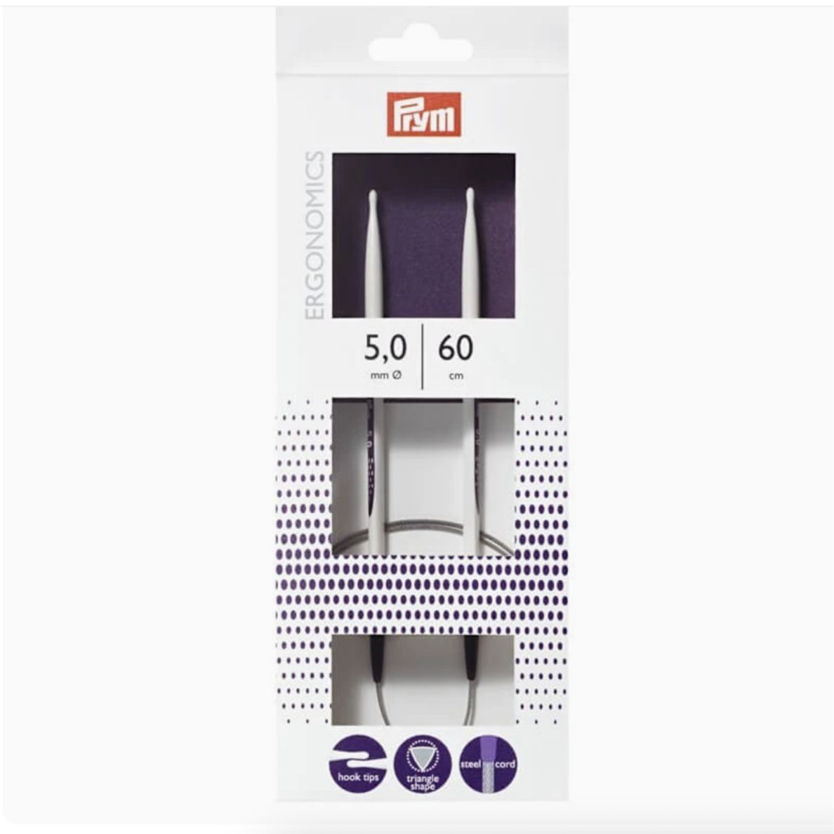 Prym Ergonomics plastikiniai virbalai su valu, 80 cm 4 Prym Ergonomics plastikiniai virbalai su valu, 80 cm 4