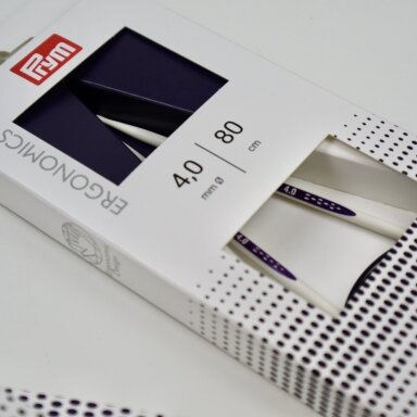 Prym Ergonomics plastikiniai virbalai su valu, 80 cm Prym Ergonomics plastikiniai virbalai su valu, 80 cm